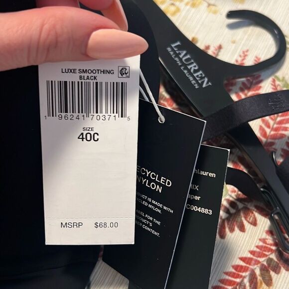 LAUREN RALPH LAUREN NWT Luxe Smoothing convertible Strapless Bra 40C - Picture 5 of 5